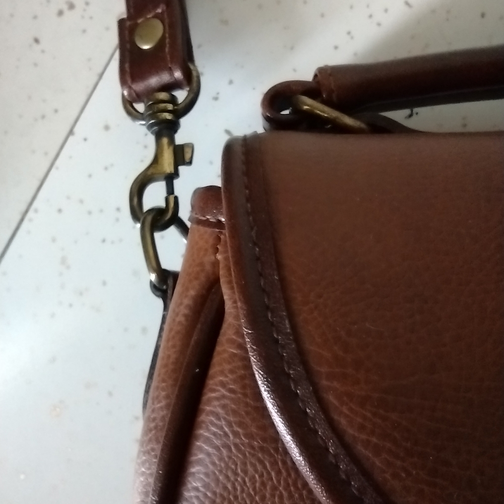 Liz Claiborne Faux Leather Shoulder Bag - Picture 8 of 10